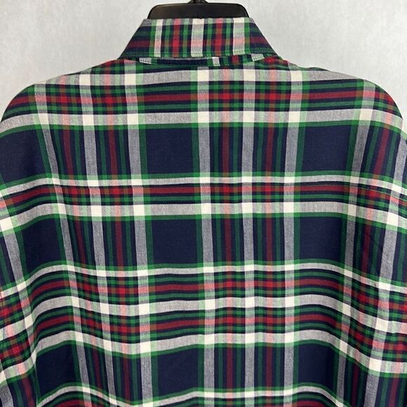 Wrangler TwentyX 20X Button Down Shirt Mens Size Large Long Sleeve Plaid - Picture 6 of 9